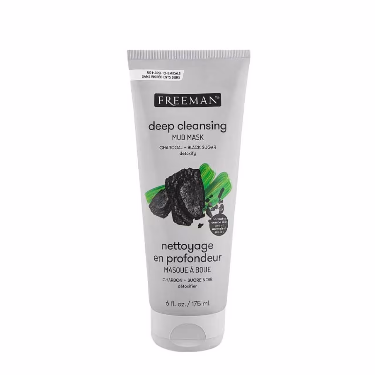 ماسک پاکسازی صورت زغال و شکر سیاه فریمن مدل Charcoal Black Sugar حجم 175 میلی لیتر