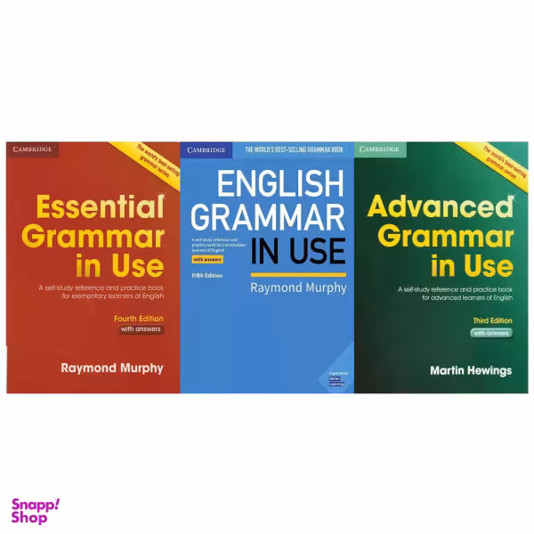 کتاب Grammar In Use 4th اثر Raymond Murphy انتشارات هدف نوین 3 جلدی