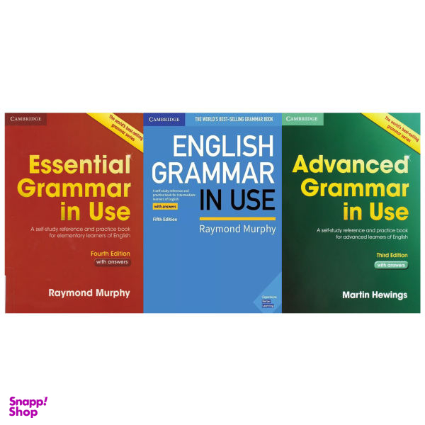 کتاب Grammar In Use 4th اثر Raymond Murphy انتشارات هدف نوین 3 جلدی