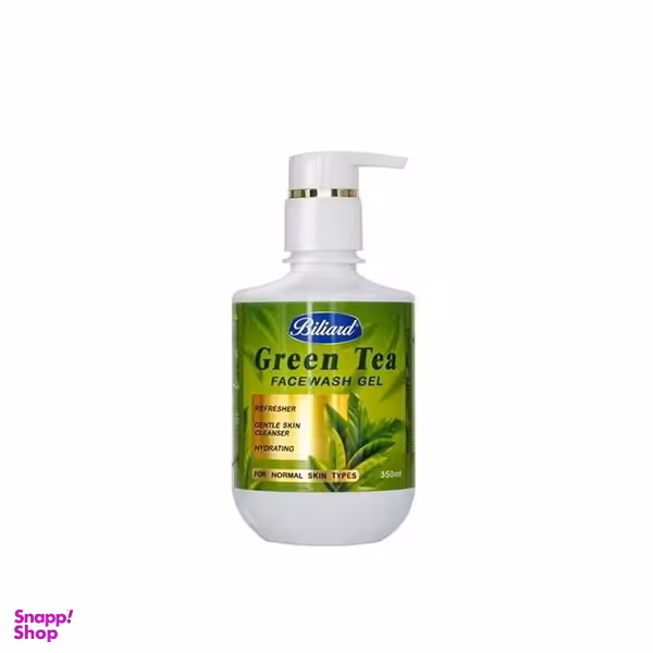 ژل شست و شوی صورت بیلیارد مدل عصاره چای سبز حجم 350 میلی لیتر