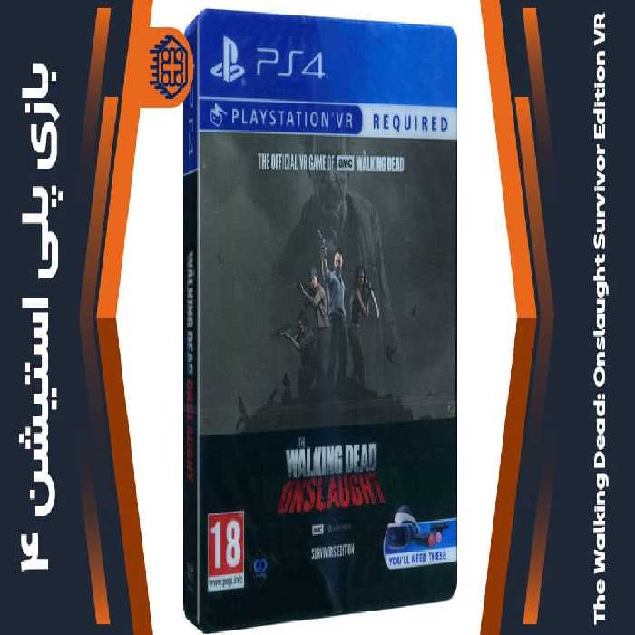 دیسک بازی The Walking Dead: Onslaught Survivor Edition VR SteelBook Edition – مخصوص PS4