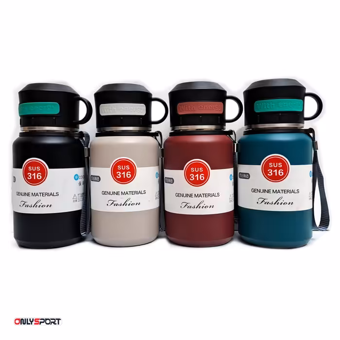 فلاسک لیوان دار 600 سی سی استیل SUS 316