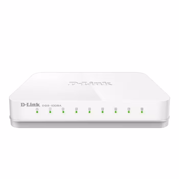قیمت و خرید سوییچ شبکه 8 پورت دی لینک مدل DGS-1008A | نت ران