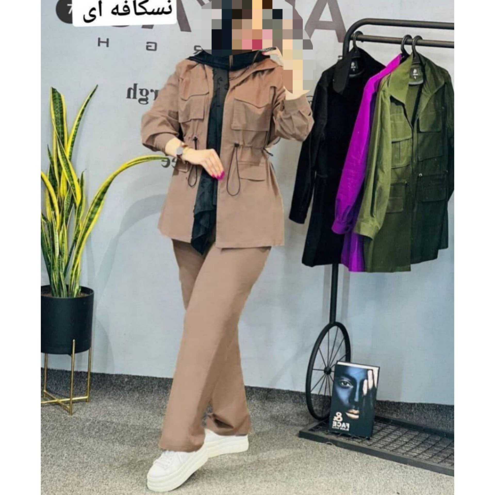 ست مانتو شلوار جنس میکرو درجه یک فری سایز از38تا46 درچند رنگ