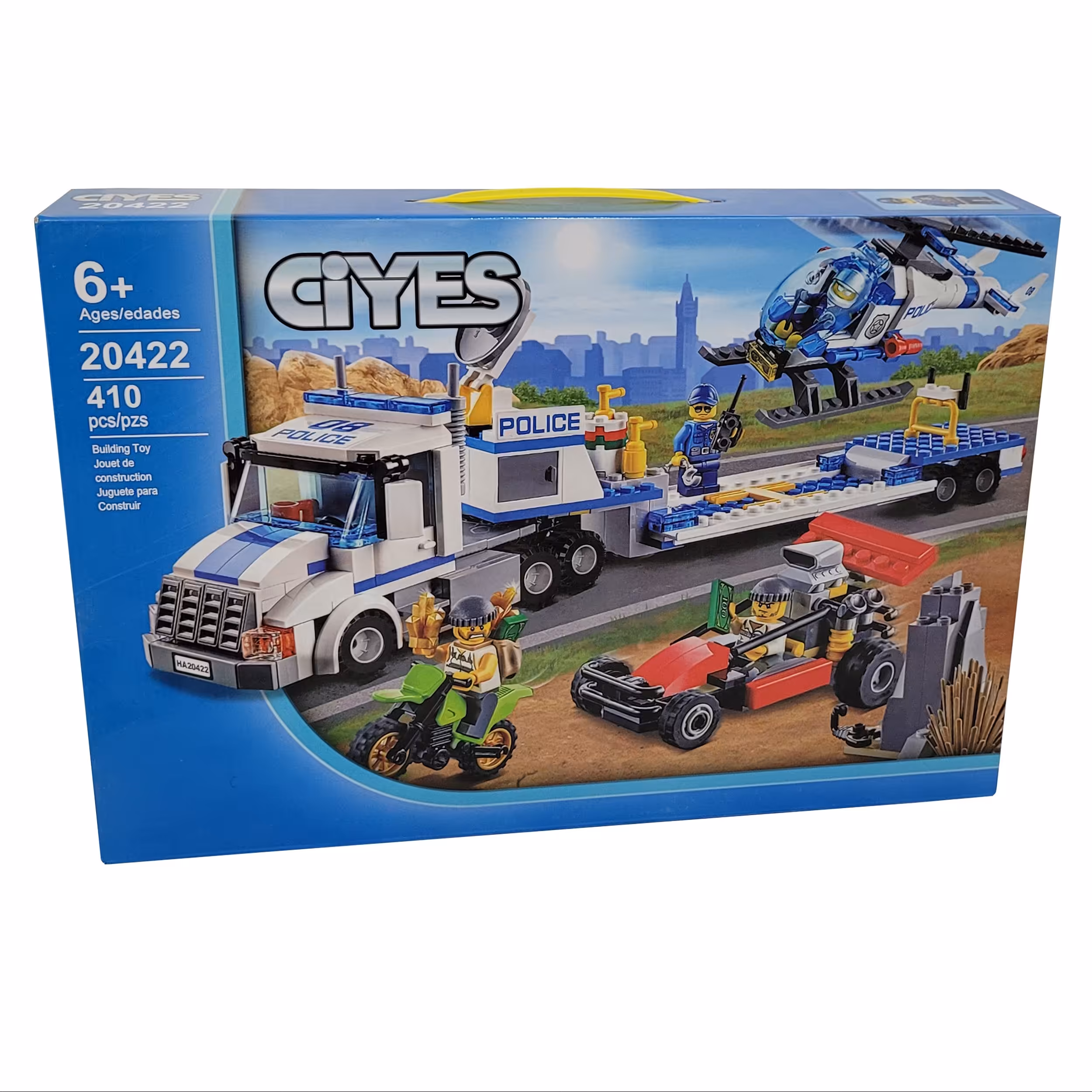 لگو ساختنی پلیس شهر 410 قطعه ای 