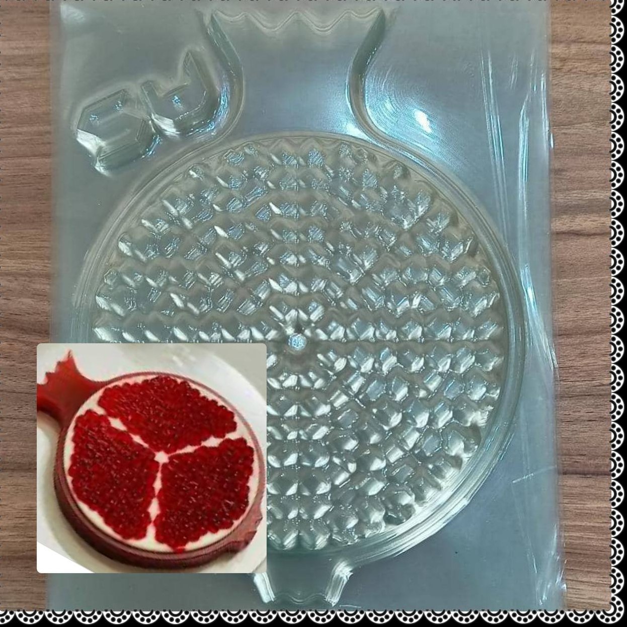 طلق انار دونه دار برای ژله یلدایی