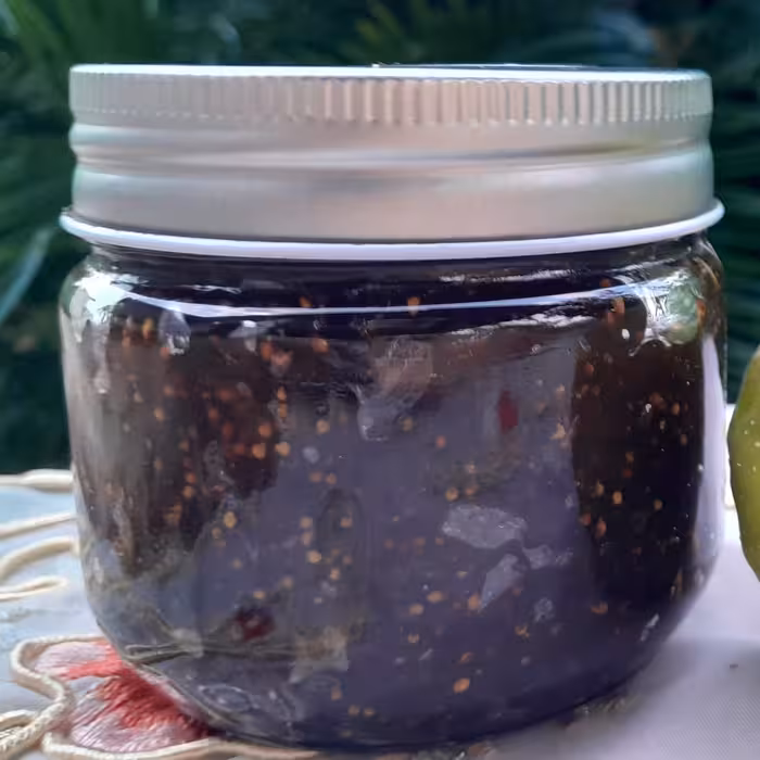 مربای انجیر محلی پشتیر  (انجیروا) درجه یک 380 گرمی