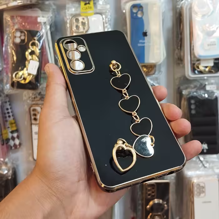 کاور - قاب - گارد مای کیس به همراه آویز قلبی مناسب برای سامسونگ Galaxy M13 (m13) - سامسونگ Galaxy M23 (m23)