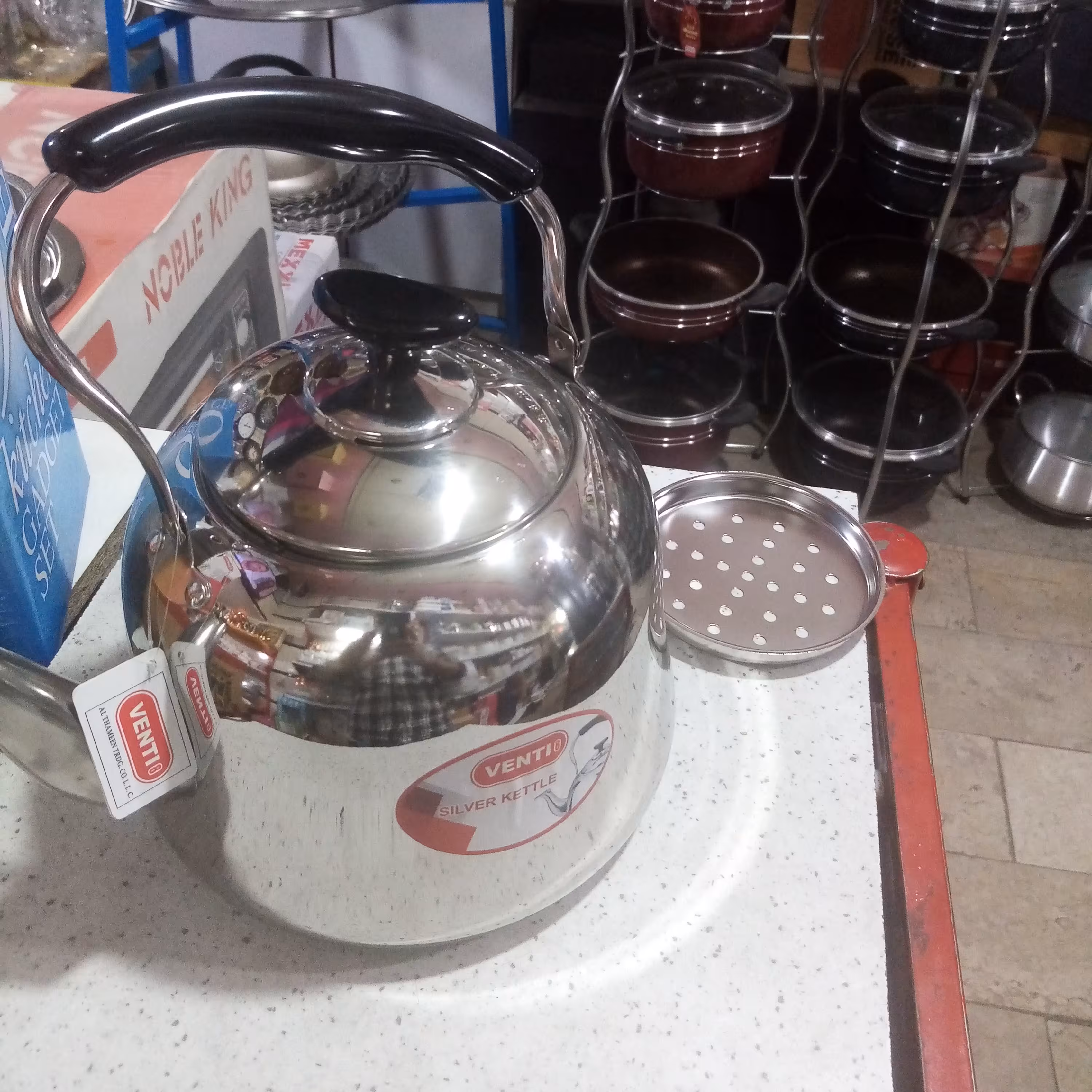 کتری استیل سوتی 4لیتر