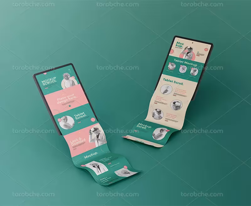 موکاپ گوشی | گرافیک با طعم تربچه