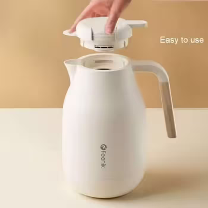 فلاکس چای محفظه شیشه ای 1.5 لیتری مارک FEENIK