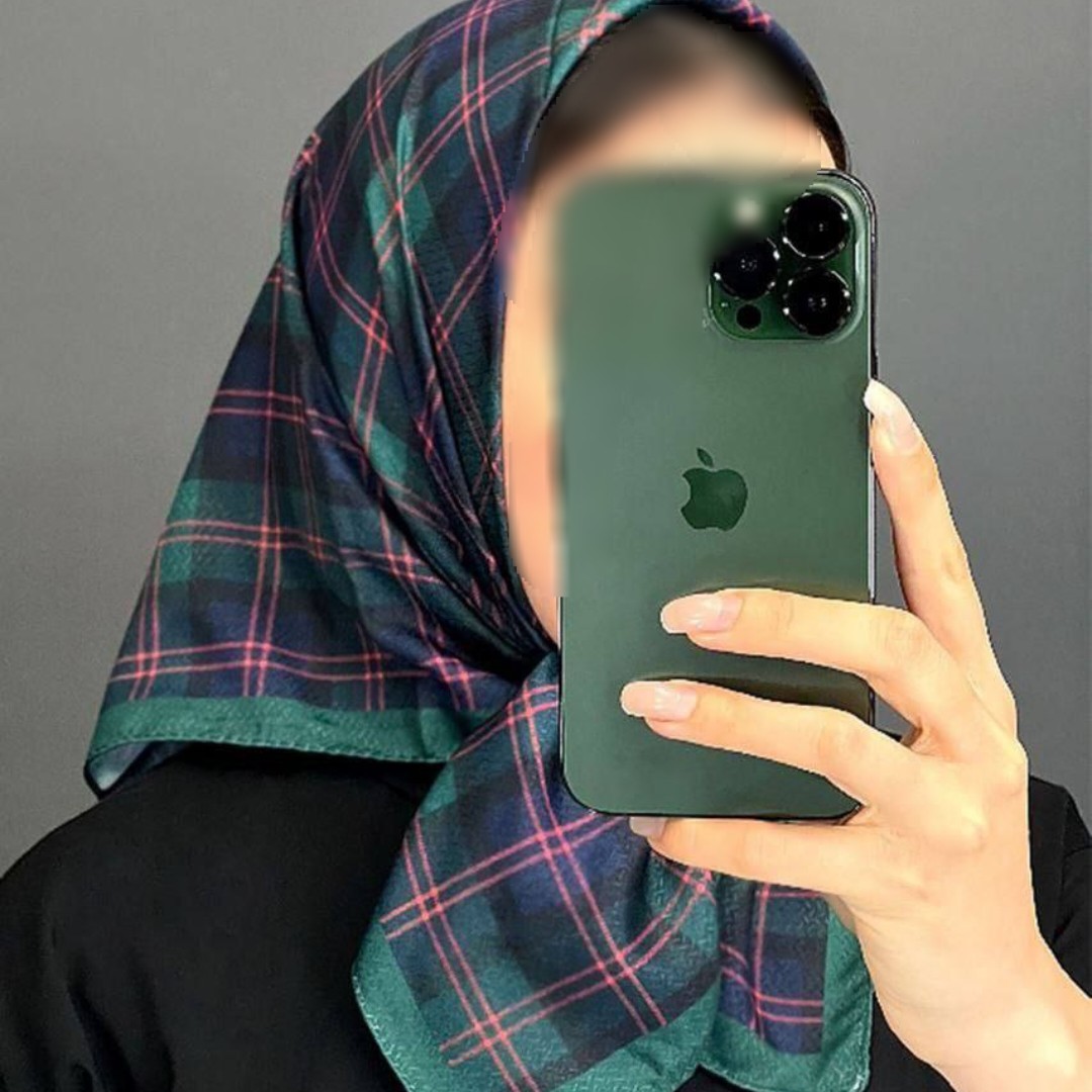 مینی اسکارف طرح چهارخونه ارسال رایگان