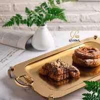 سینی استیل رامیسا طلایی