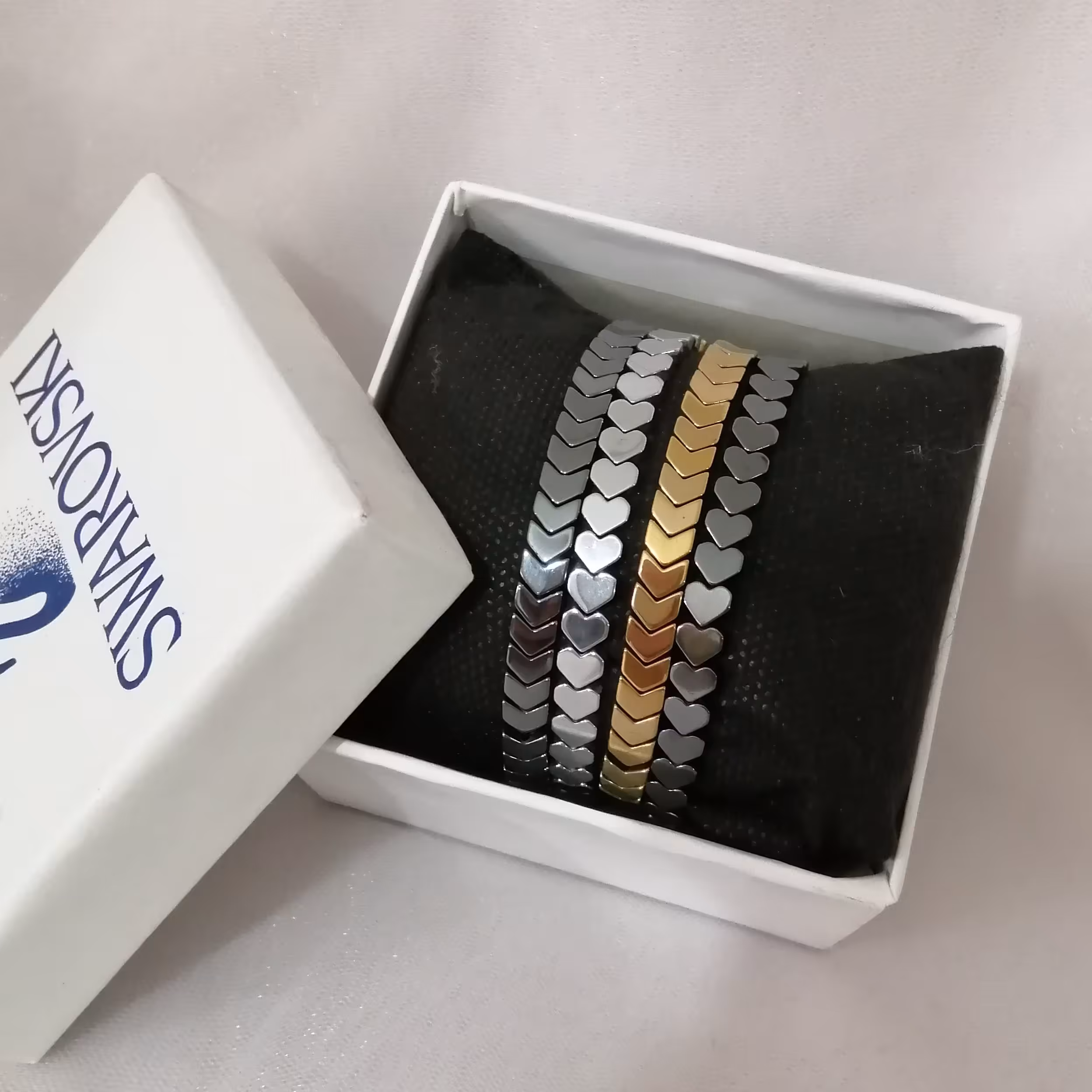 دستبند حدید تکی طرح ریز