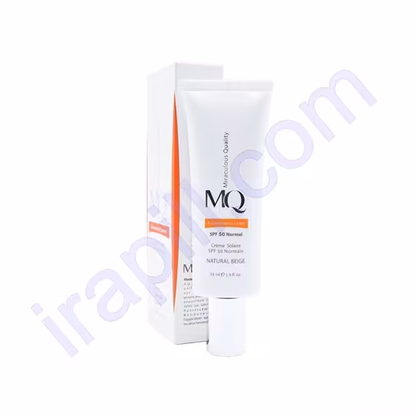 کرم ضد آفتاب نرمال SPF 50 ام کیو MQ حجم 55 میلی لیتر