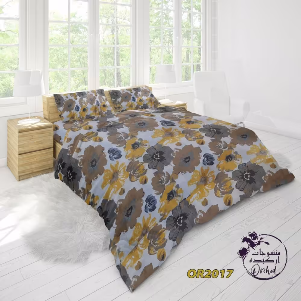 روتختی دونفره پارچه خارجی 60%پلی استر40%پنبه OR2017