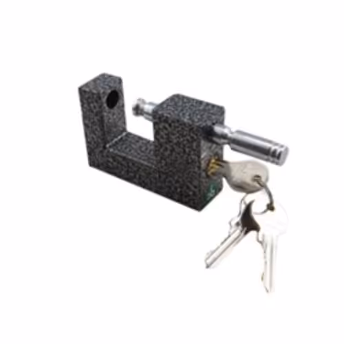 قفل کتابی 90 یک تکه فولادی 3 کلید معمولی برنجی کلون