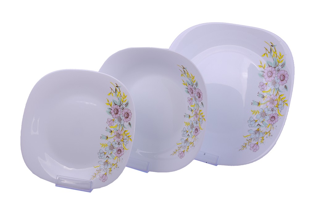 سرویس 6نفره اوپال Leon طرح لیلیوم سبز