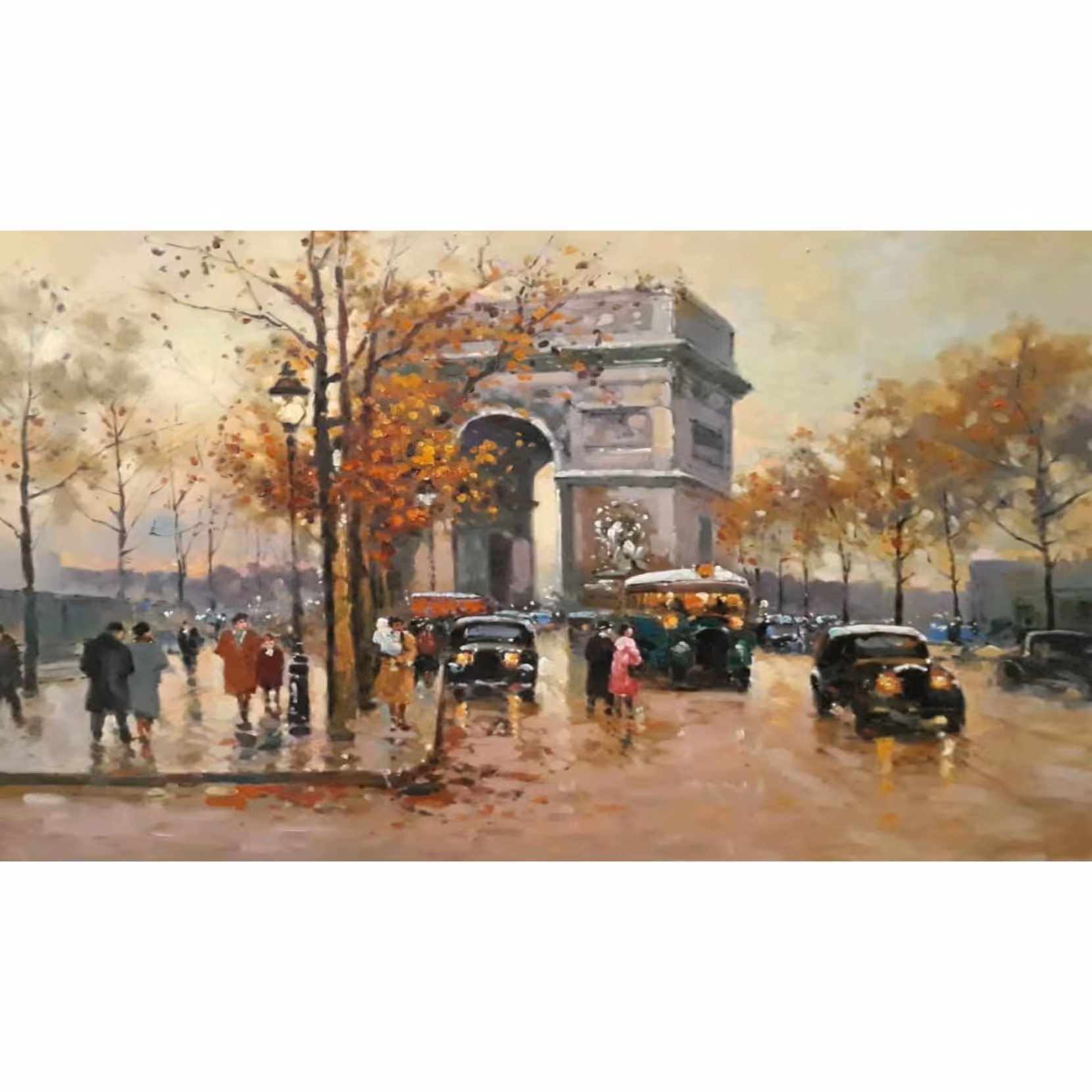 نقاشی خیابان های پاریس