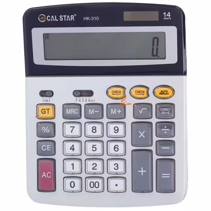 ماشین حساب رومیزی 14 رقم مدل HK-310 کال استار CAL STAR