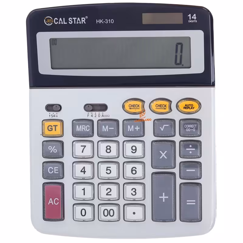 ماشین حساب رومیزی 14 رقم مدل HK-310 کال استار CAL STAR