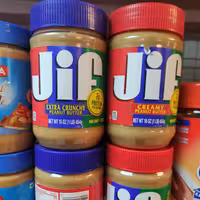 کره بادام زمینی جیف 454 گرم jif ارسال رایگان