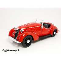 ماشین فلزی ایودی رودستر قرمز audi roadster 1936