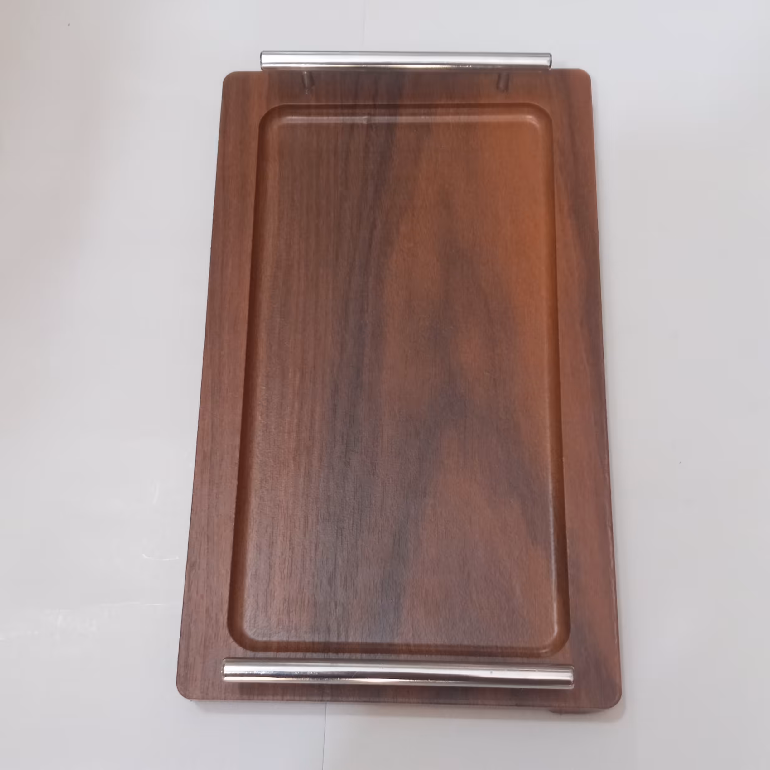 سینی چوبی کف MDFباروکش وکیوم در دو رنگ سایز کوچک