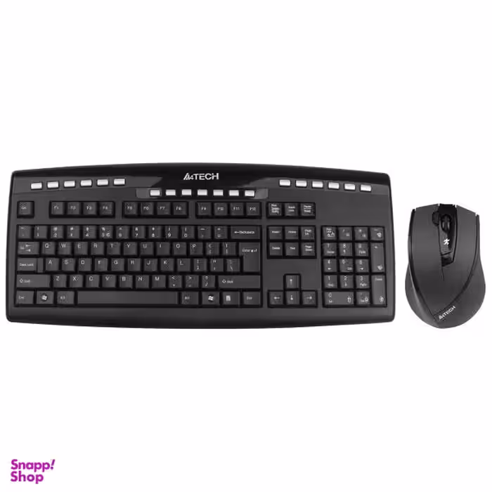 کیبورد و ماوس بی سیم ای فورتک مدل 9200F