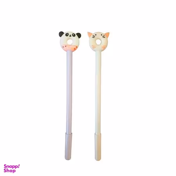 روان نویس مدل دونات طرح گربه و پاندا مجموعه دو عددی