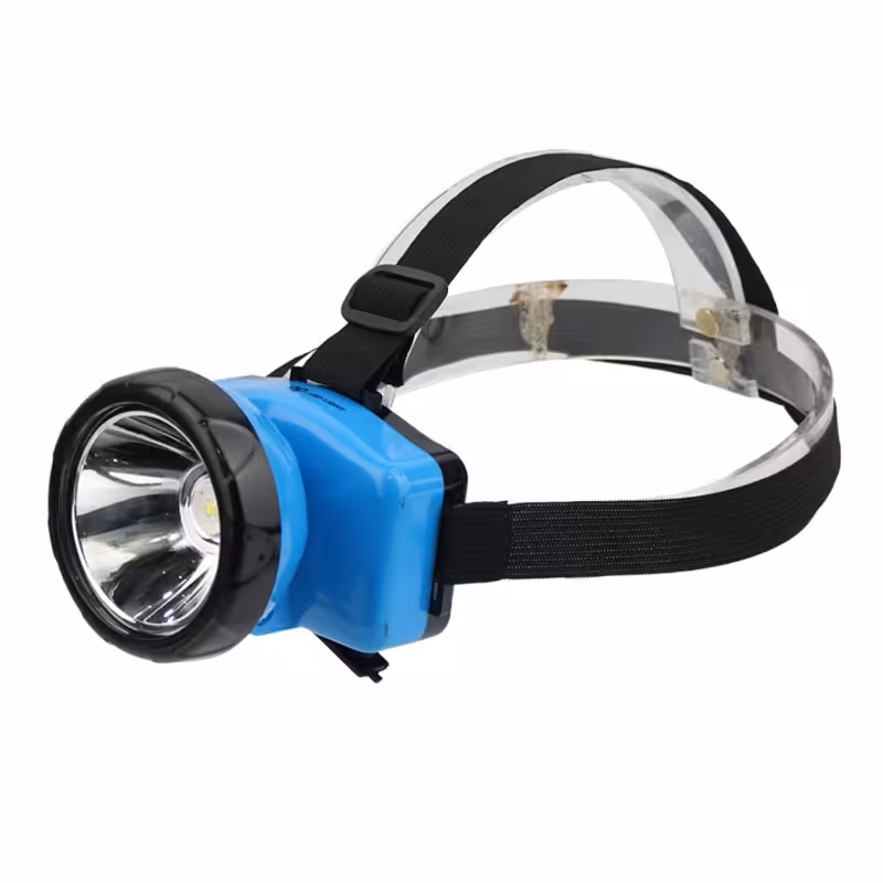 چراغ قوه هدلایت شارژی برند دی پی DP مدل 744 رنگ آبی 