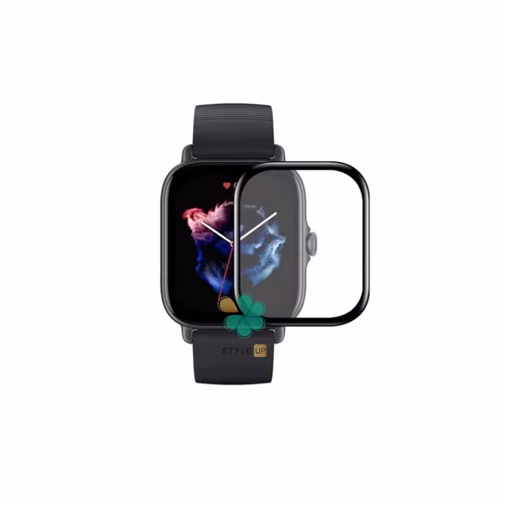 گلس سرامیکی ساعت شیائومی Amazfit GTS 3 مدل دور مشکی