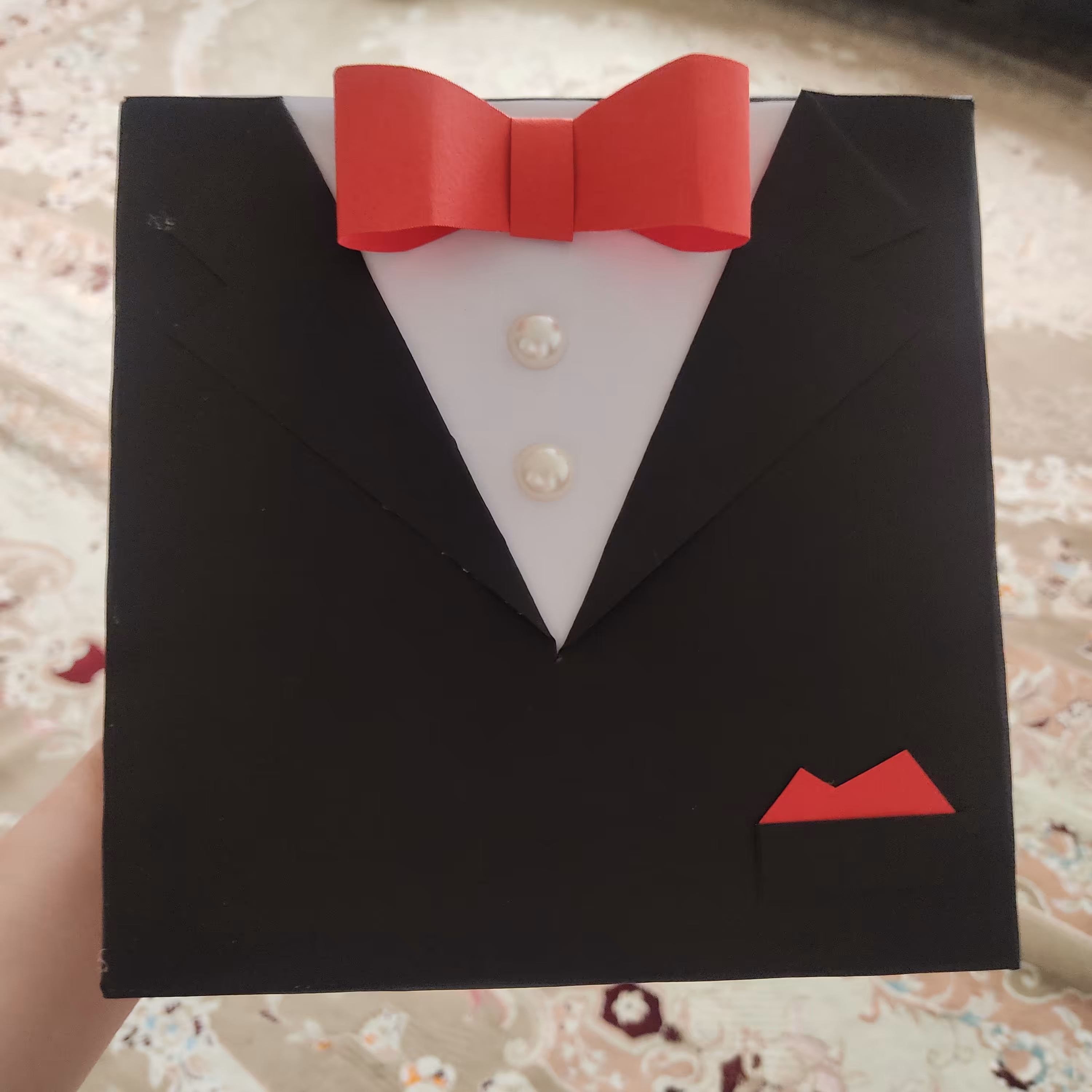 جعبه کادویی باکس هدیه مربع 20در20