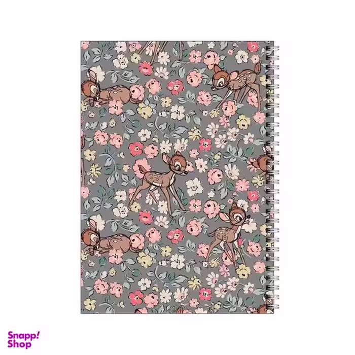 دفتر مشق 80 برگ بامبیلیپ طرح گل گلی کد 2874546