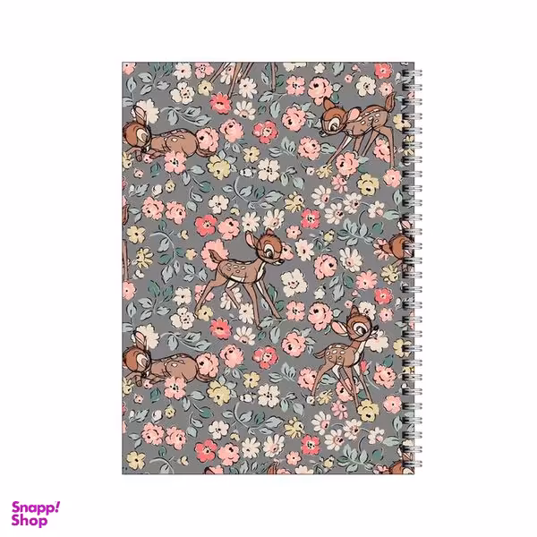 دفتر مشق 80 برگ بامبیلیپ طرح گل گلی کد 2874546