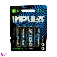باتری قلمی ایمپالس مدل Alkaline Plus بسته 4 عددی
