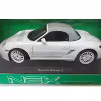 ماکت پورشه باکستر سفید رنگ برند ویلی سایز 1.18 