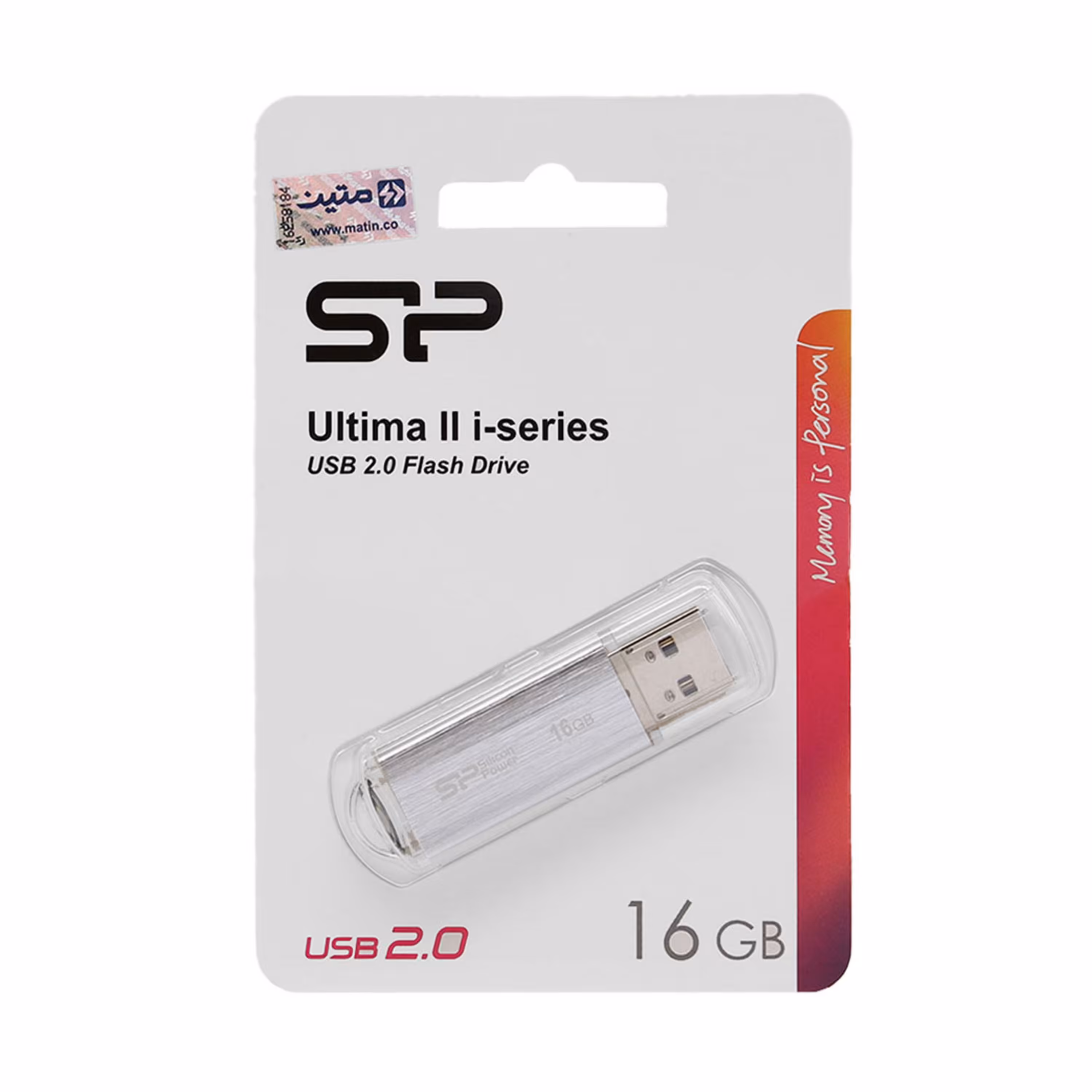فلش 16GB Silicon Power i-Series با گارانتی مادام العمر