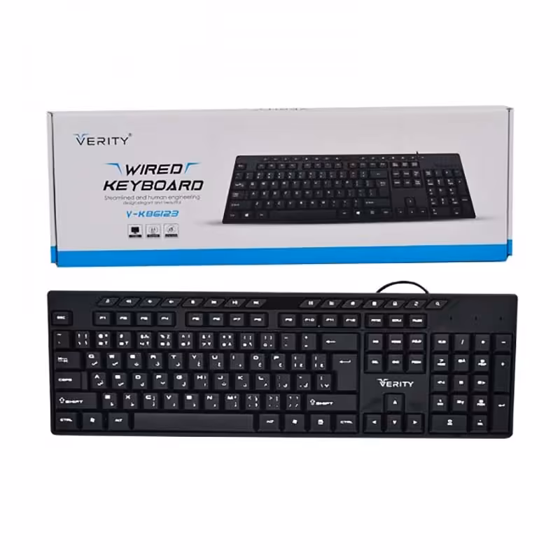 کیبورد سیمی وریتی VERITY V-KB6123
