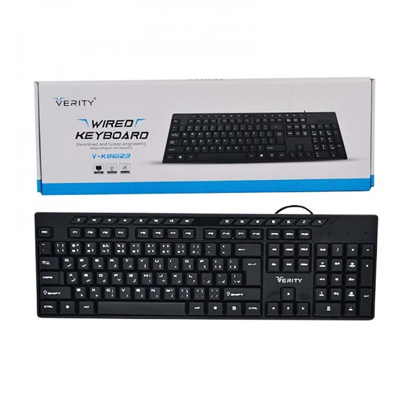 کیبورد سیمی وریتی VERITY V-KB6123