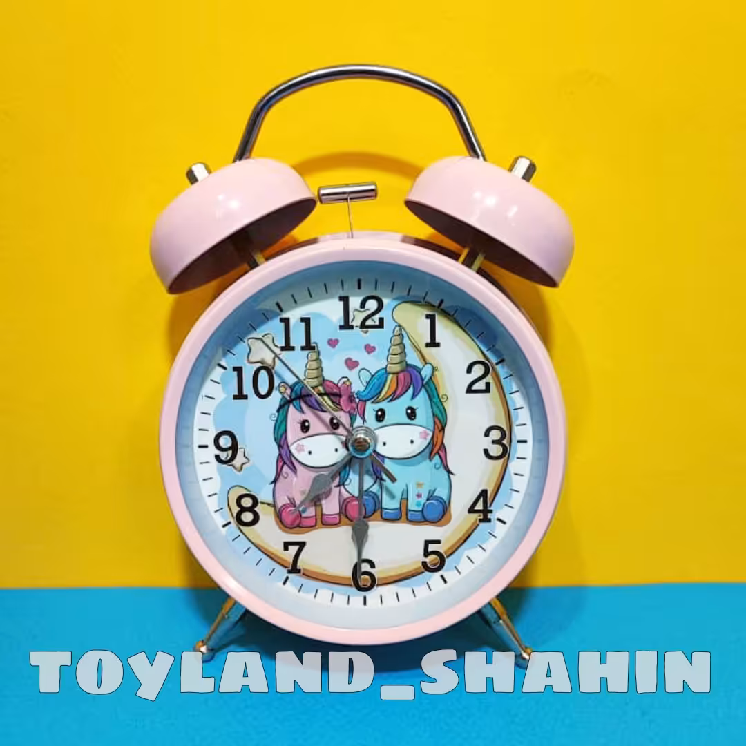 ساعت رومیزی، ساعت دخترانه، ساعت اتاق کودک، ساعت یونیکورن، ساعت پونی، پونی 