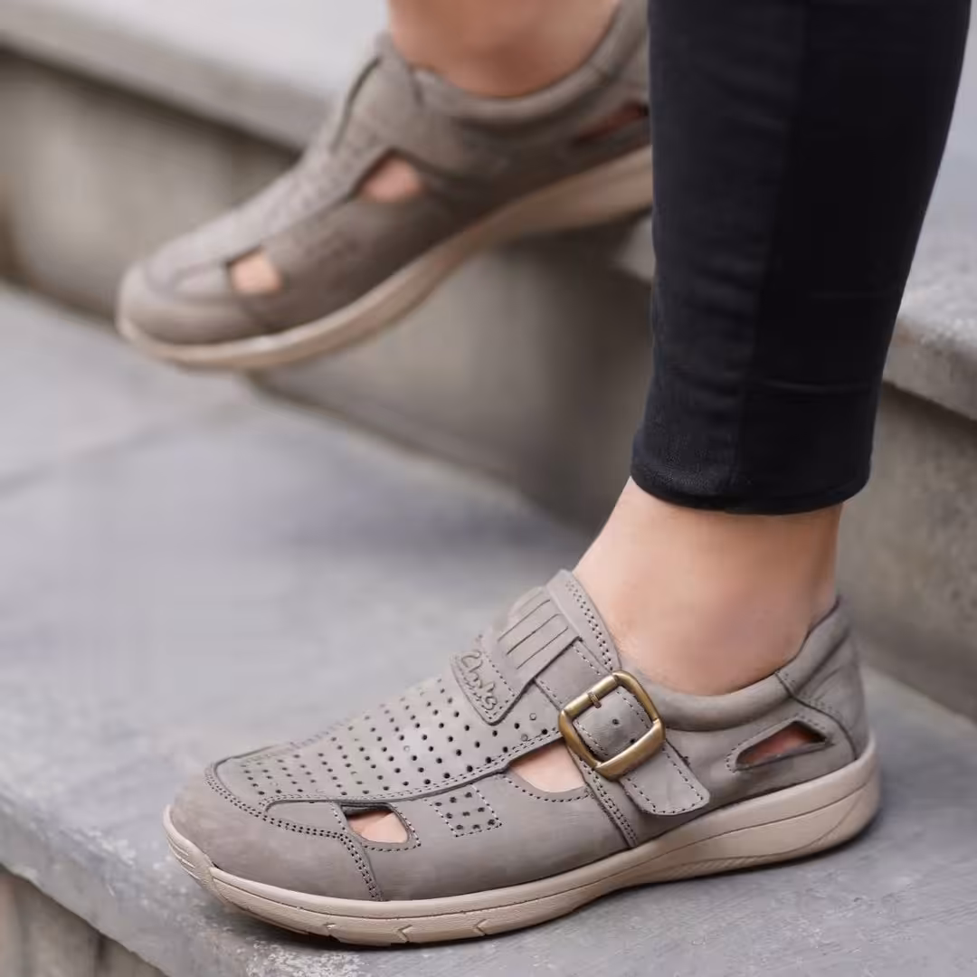 کفش تابستانی مردانه کاملا طبی چرم تبریز مدل کادیلاک سایز 40 الی 45