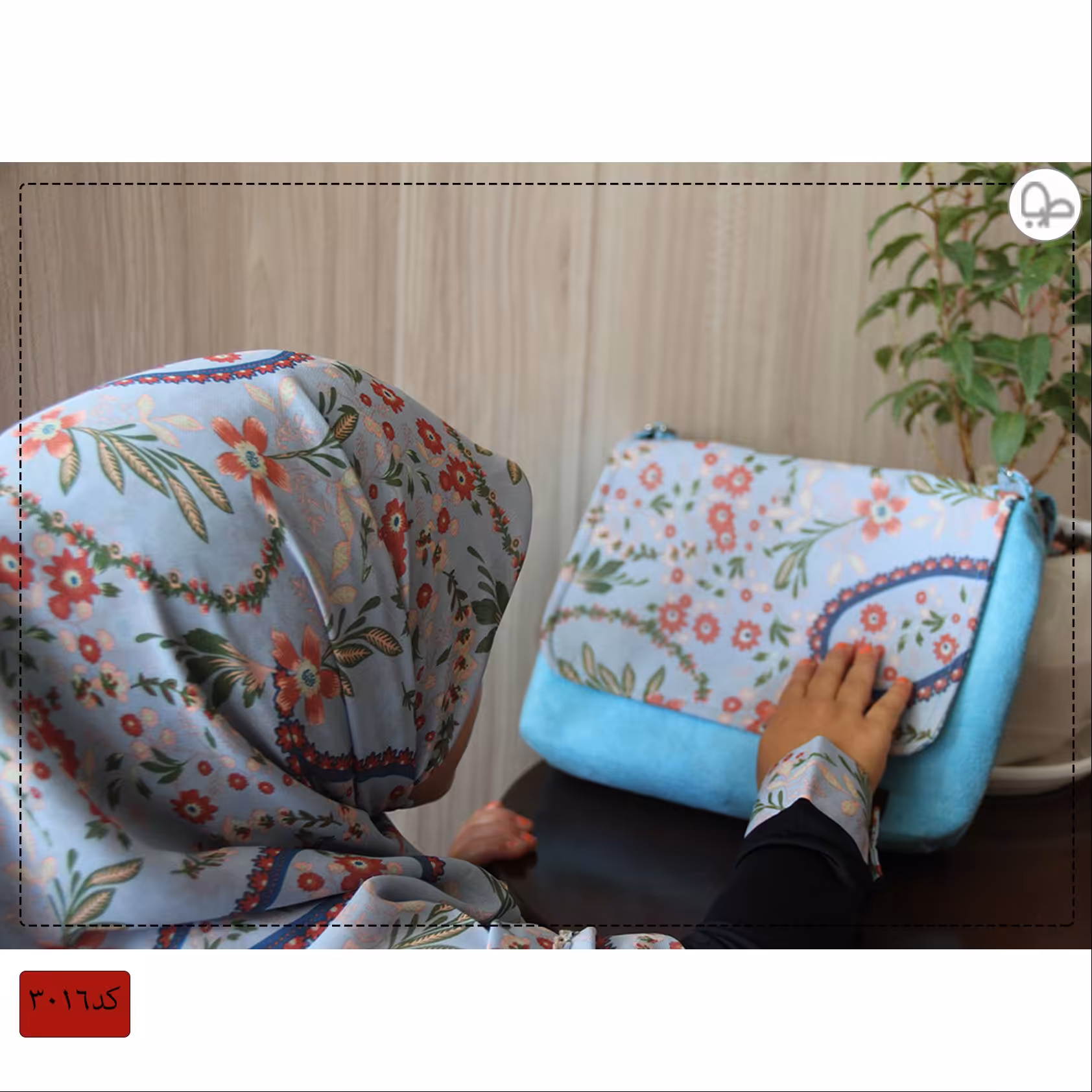 ست روسری و ساق دست و کیف کد3016