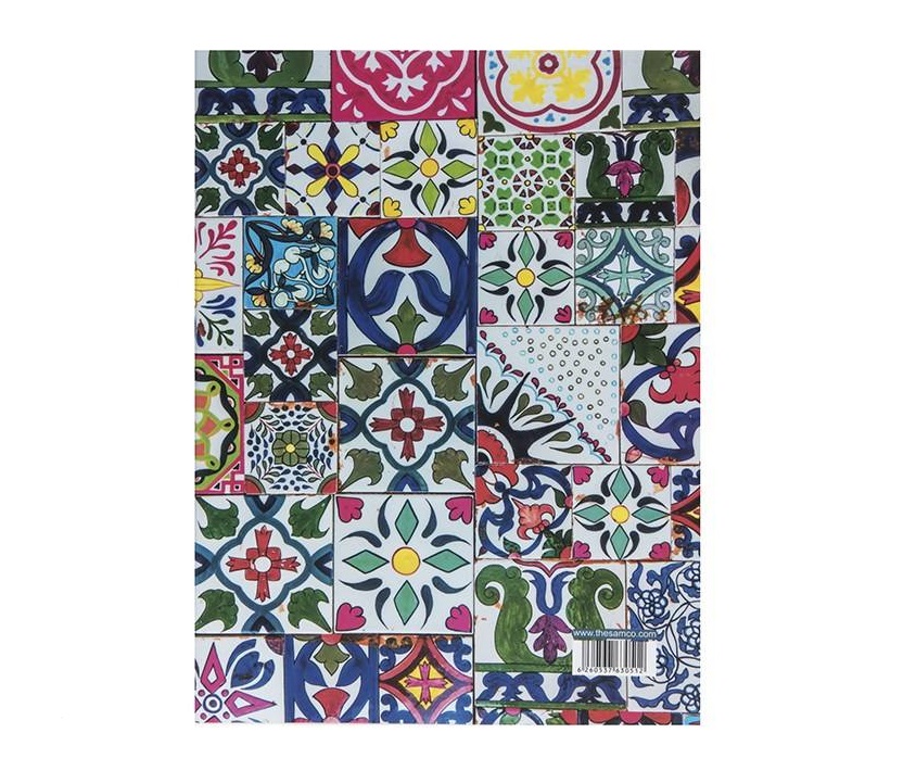 دفتر کلاسوری سم طرح کاشی