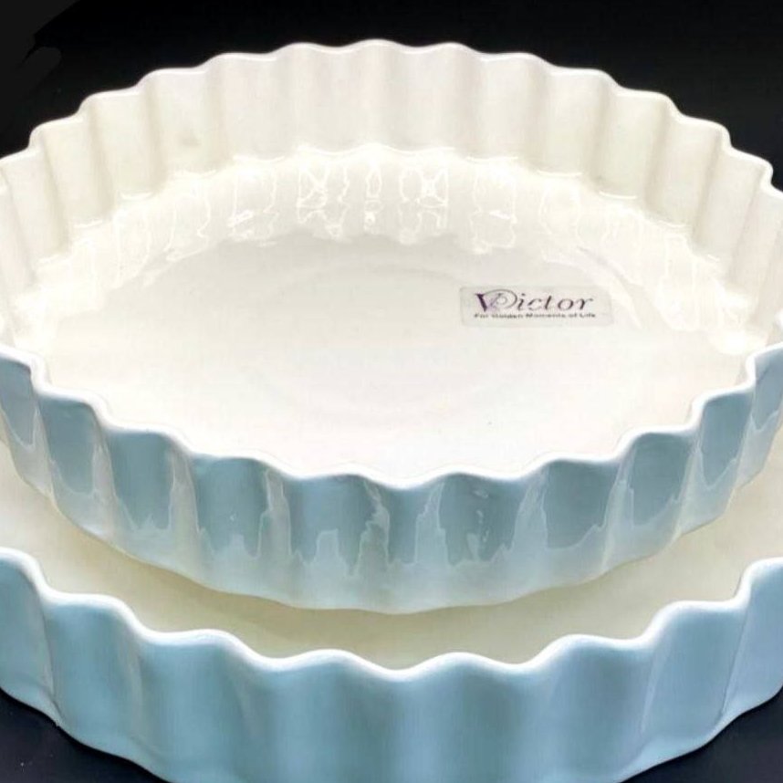 تابه تارت گرد جنس چینی سایز کوچک 25 سانت