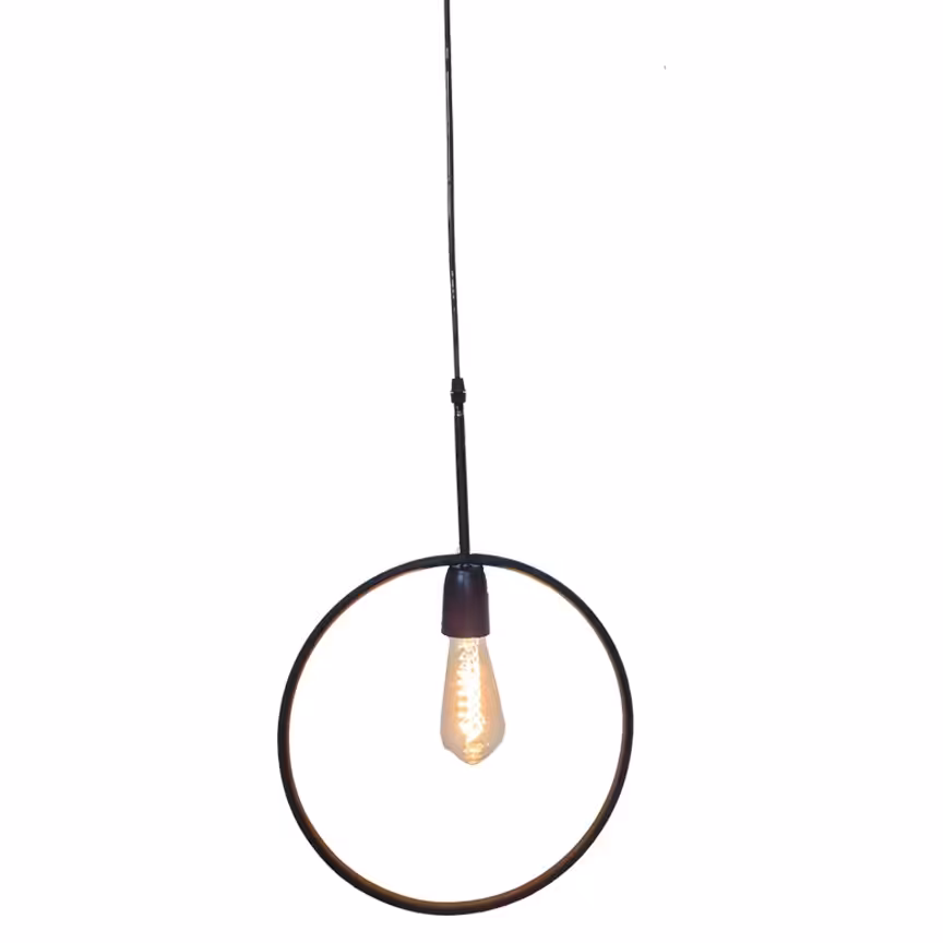 لوستر فلزی دایره ای