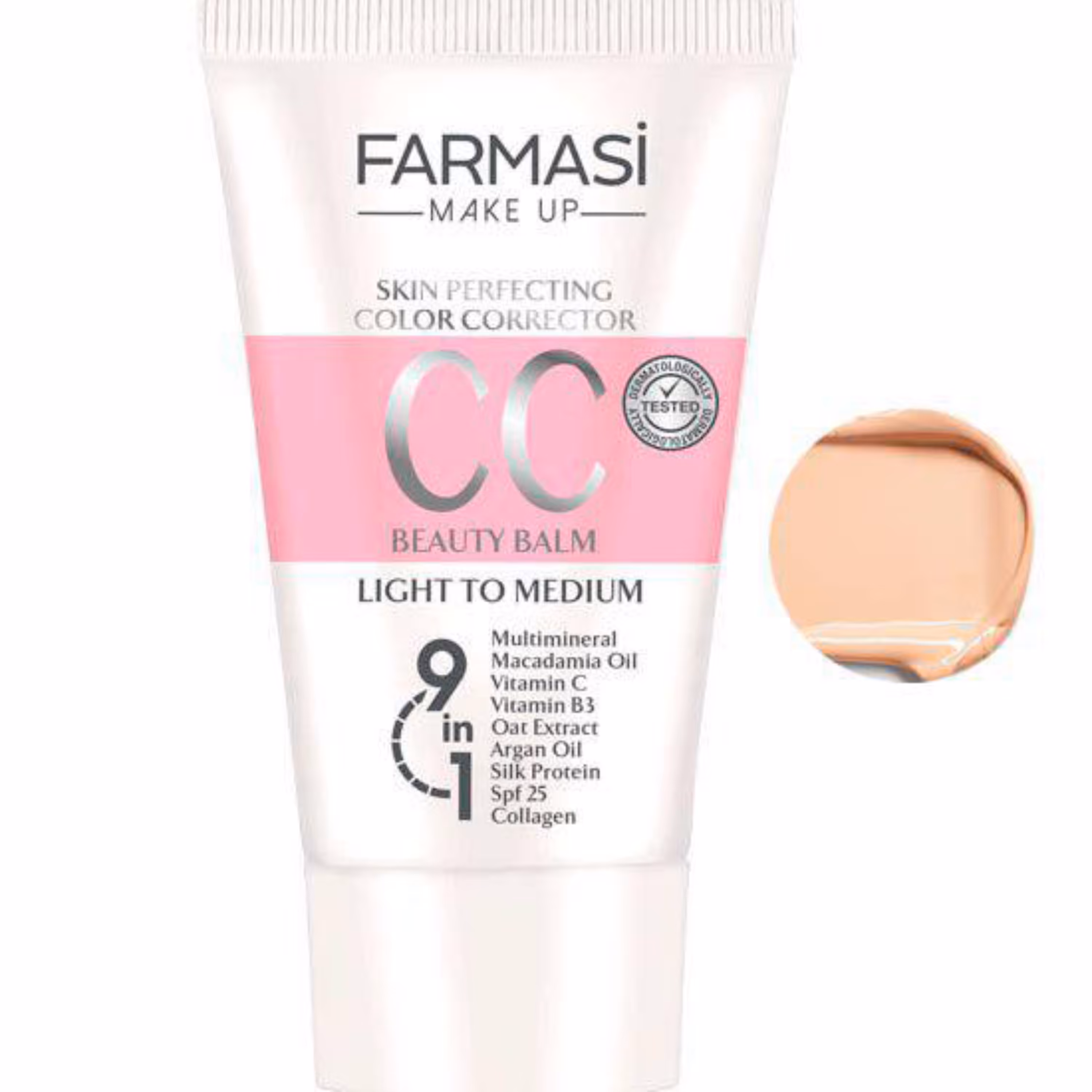 سی سی کرم 9 در 1 (cc cream) برند فارماسی اورجینال