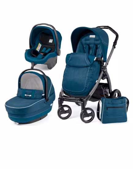 کالسکه peg perego مدل Book S XL Modular رنگ saxony blue