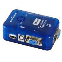 کی وی ام سوییچ 2 پورت V-net مدل Auto USB