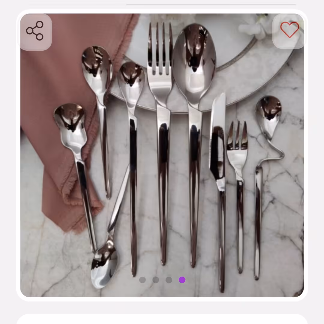 سرویس قاشق و چنگال 30 نفره گل نیوبرلینs.g